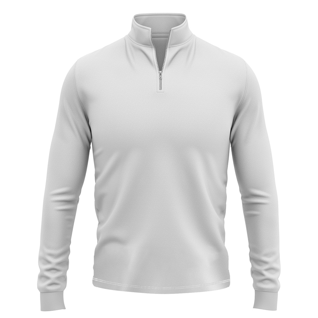 Mens Long Sleeve Qzip