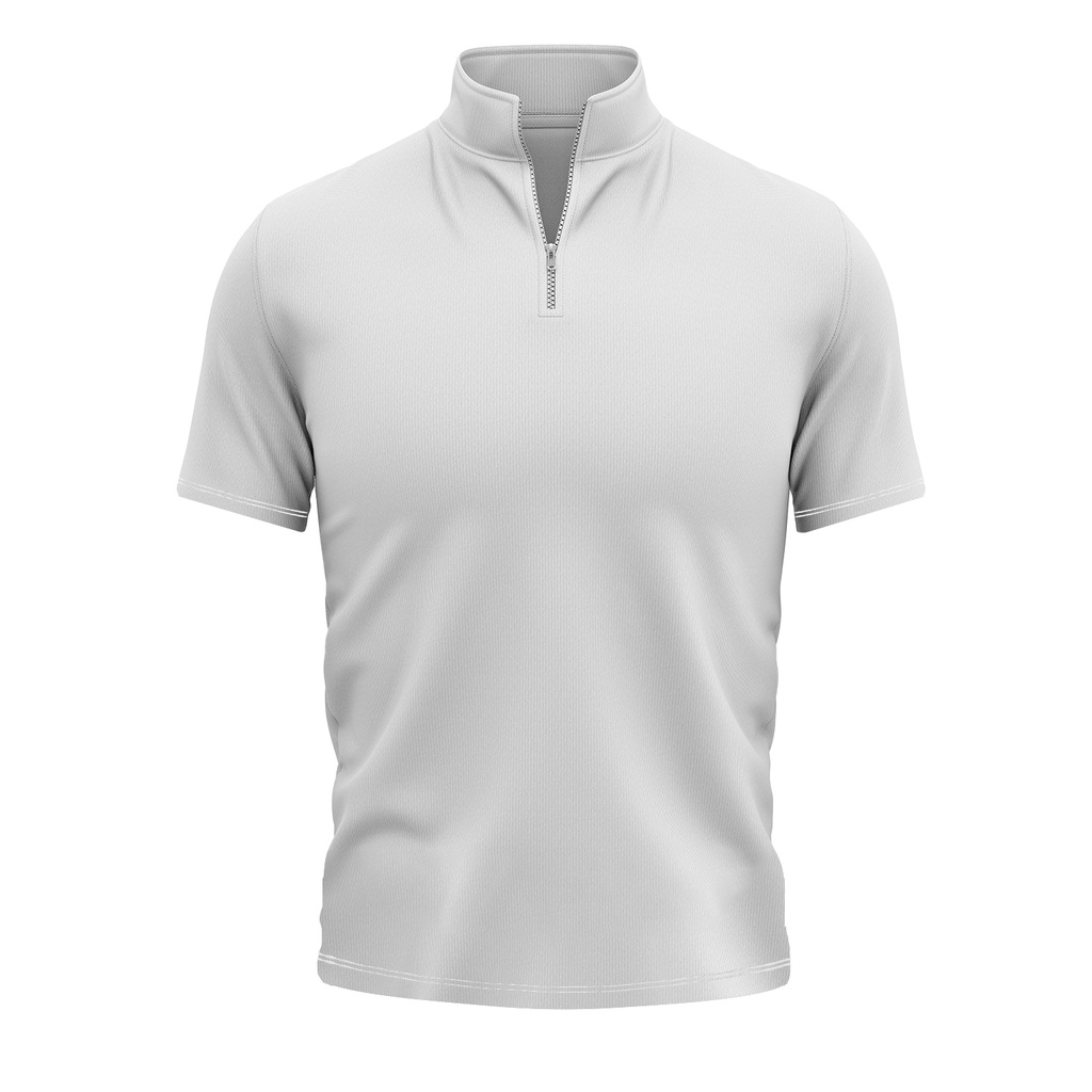 Mens Short Sleeve Qzip