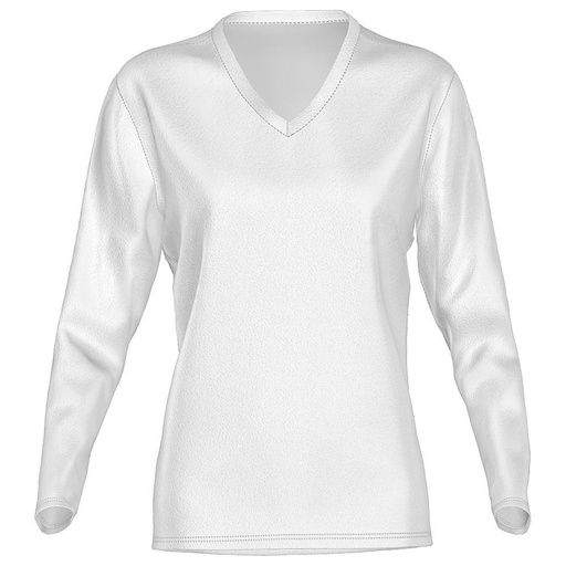 Ladies Long Sleeve V