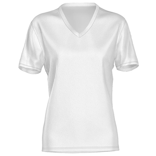Ladies Short Sleeve V