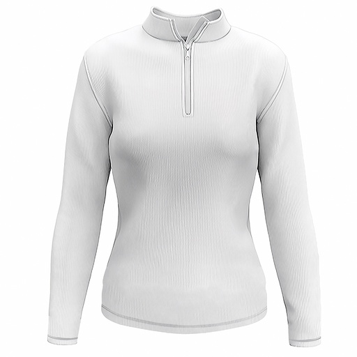 Ladies Long Sleeve Qzip 
